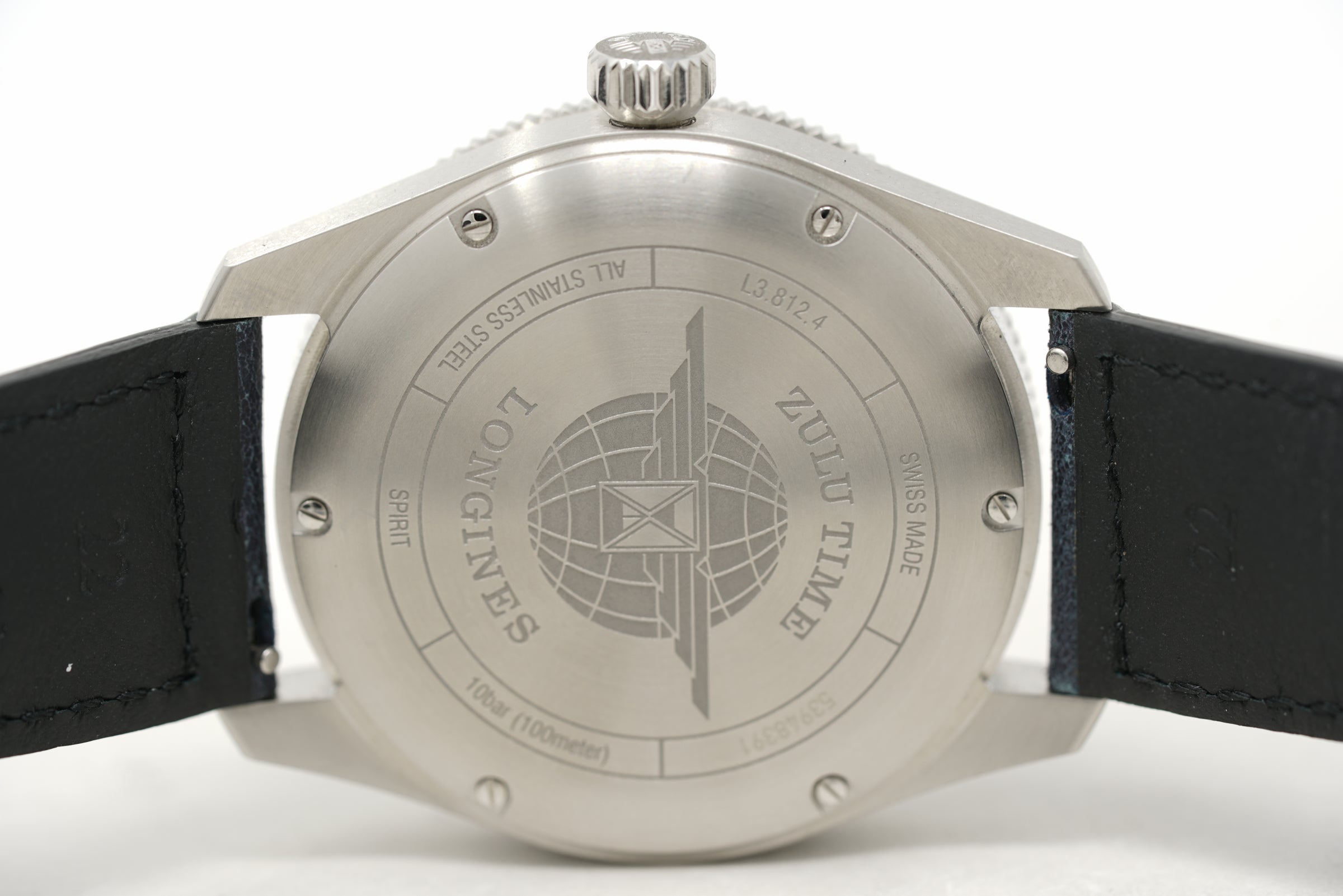 Pre-Owned Longines Spirit Zulu Time L3.812.4.93.2