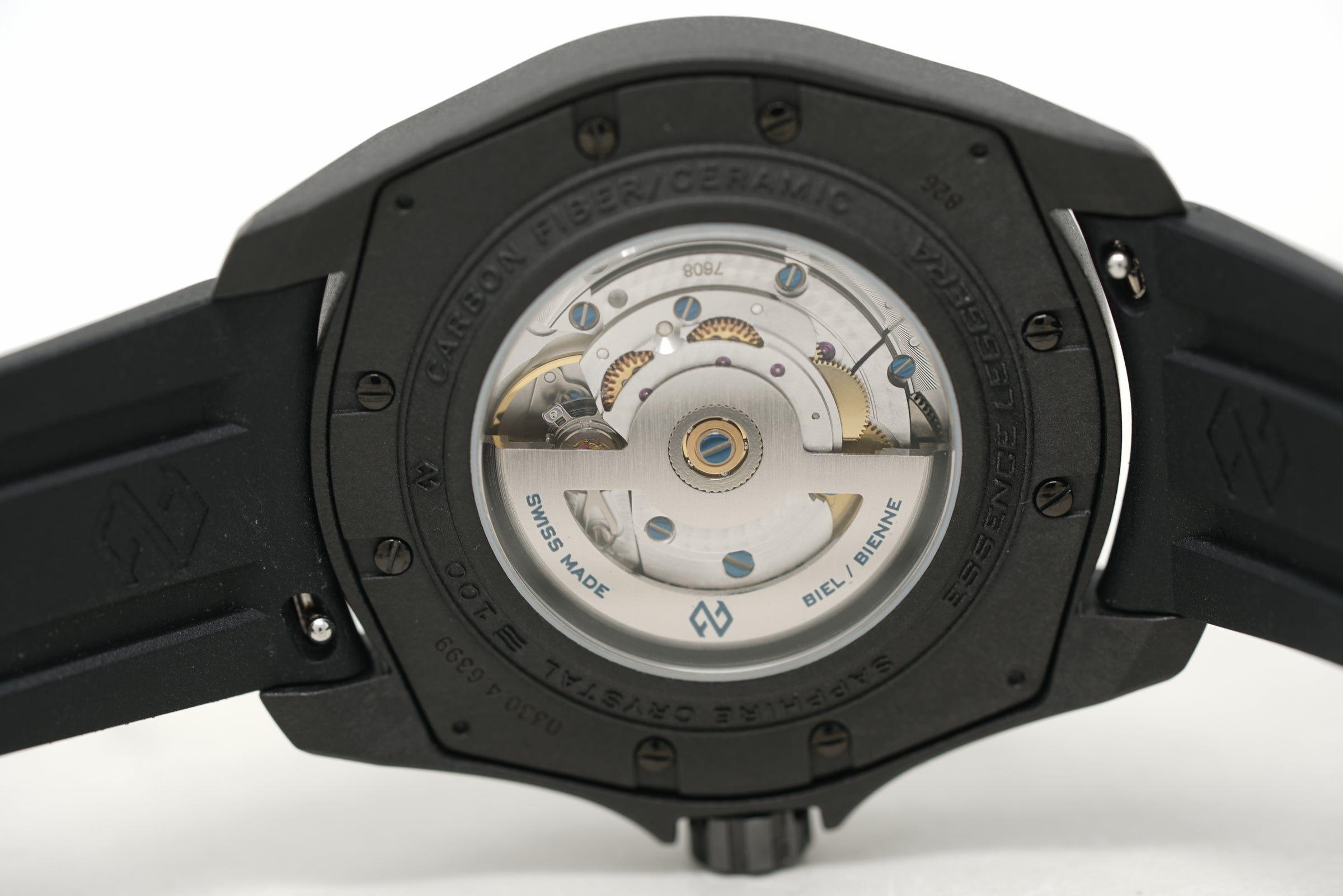 Pre-Owned Formex Essence Leggera 43 Forged Carbon 0330.4.6399