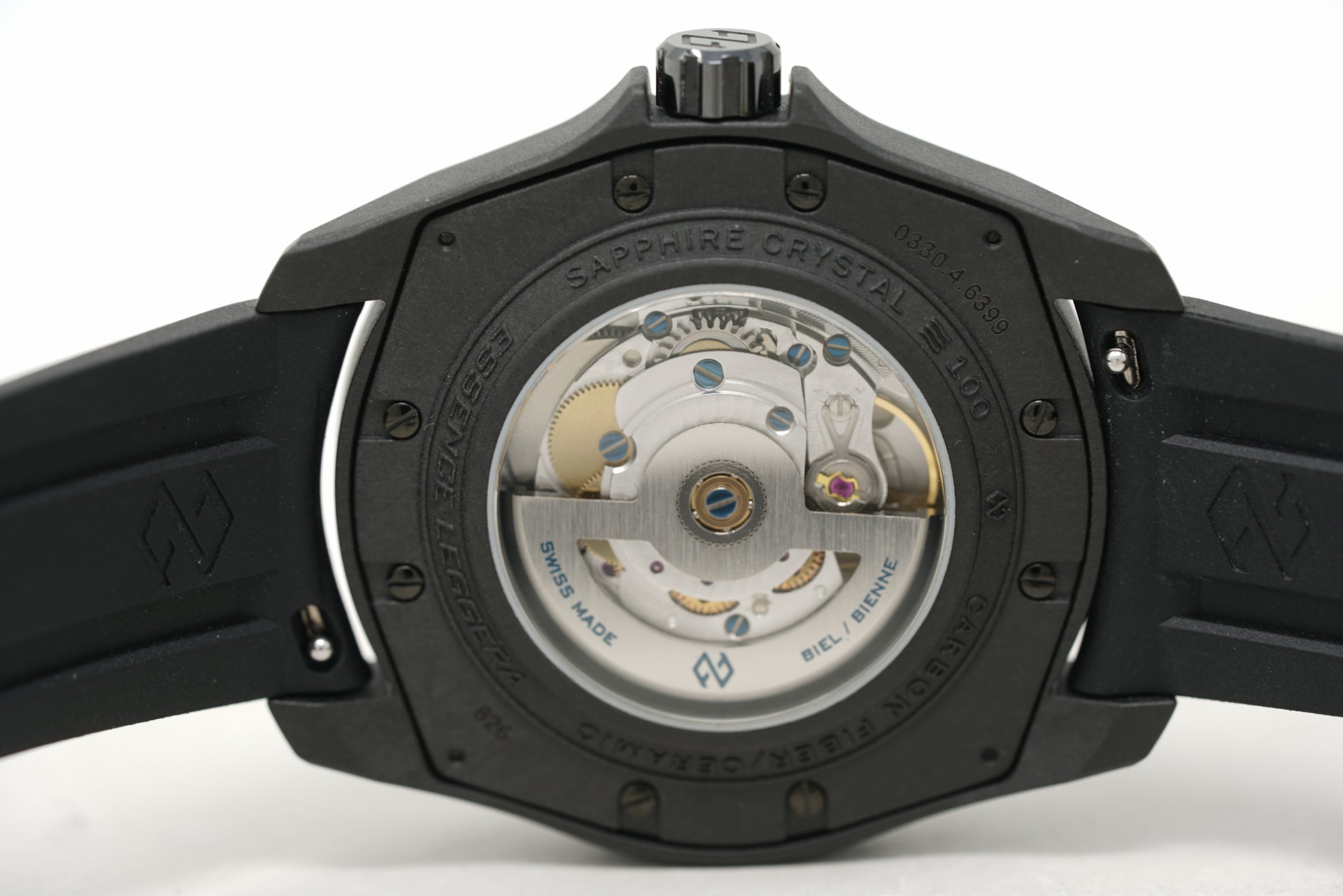 Pre-Owned Formex Essence Leggera 43 Forged Carbon 0330.4.6399