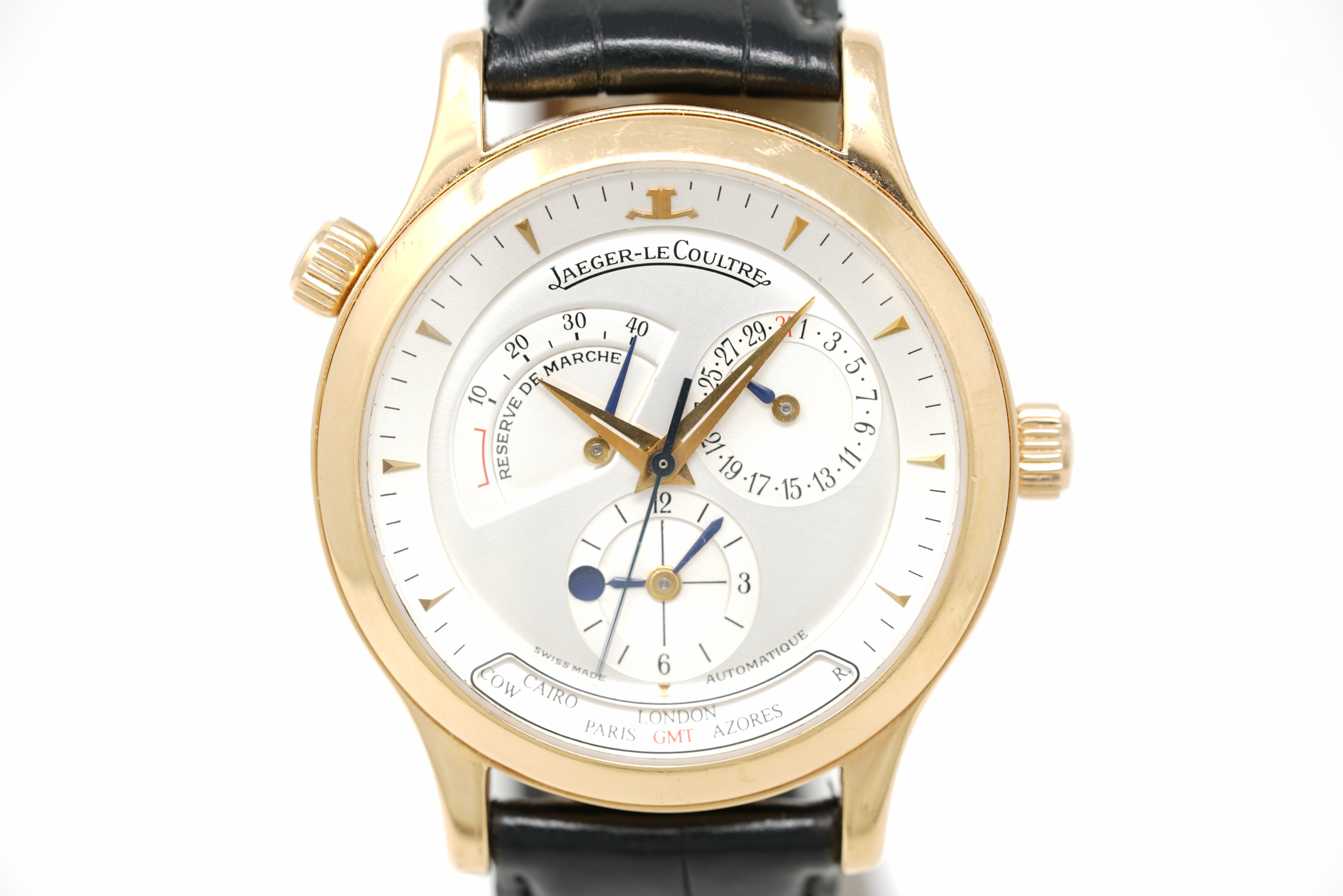 Pre-Owned Jaeger-LeCoultre Master Control Geographic Q1422420 142.240. –  Topper Fine Jewelers