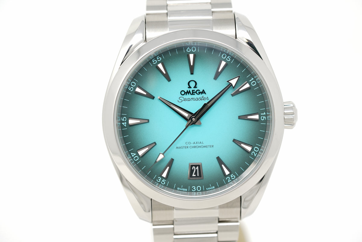 Pre-Owned Omega Seamaster Aqua Terra Turquoise 220.10.41.21.03.006