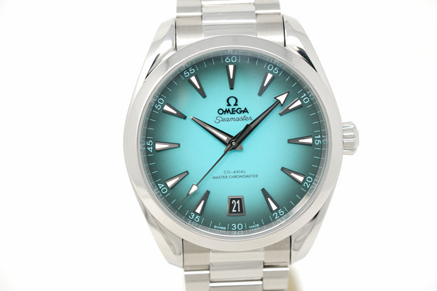 Pre-Owned Omega Seamaster Aqua Terra Turquoise 220.10.41.21.03.006