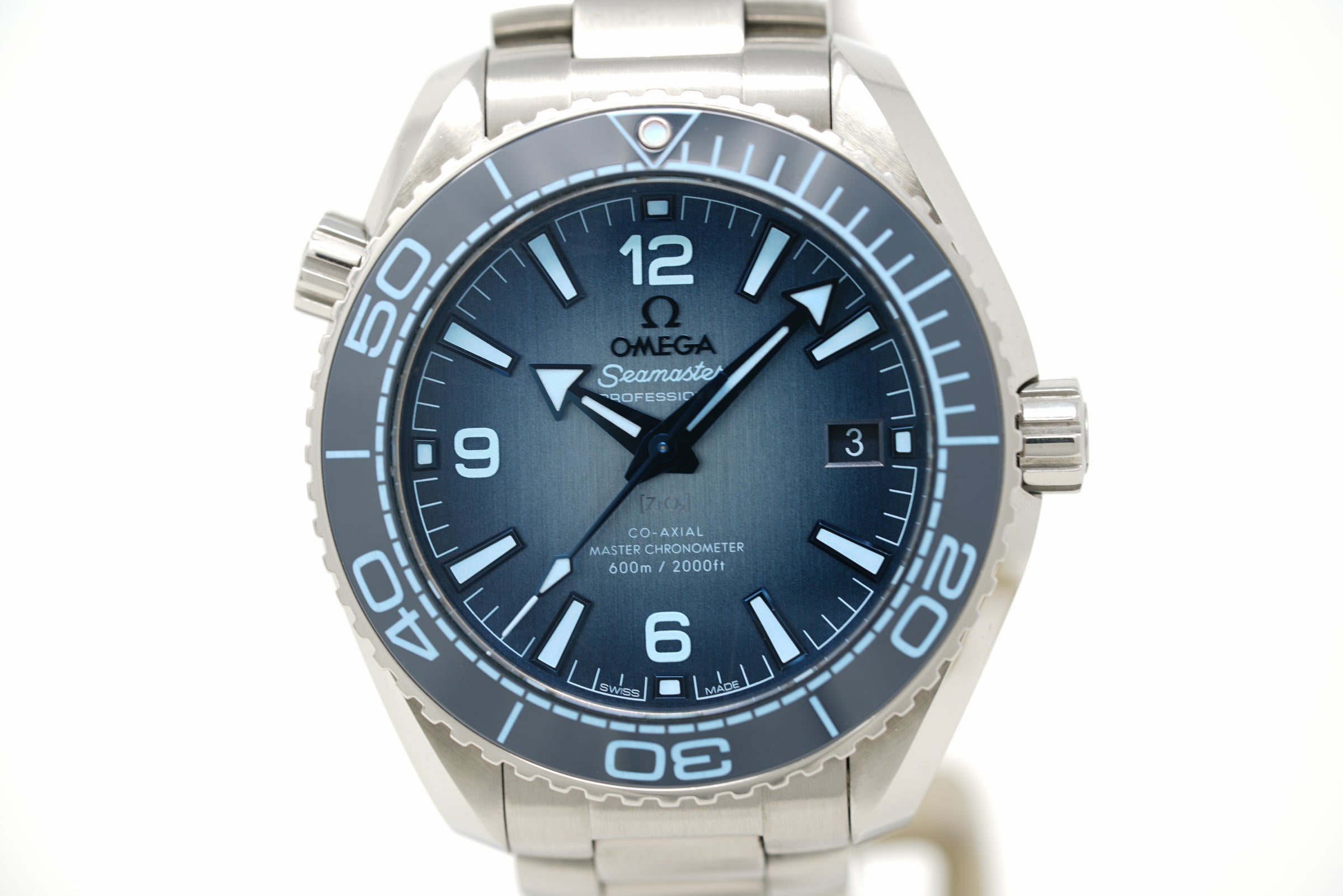 Pre-Owned Omega Seamaster Planet Ocean Summer Blue 215.30.40.20.03.002