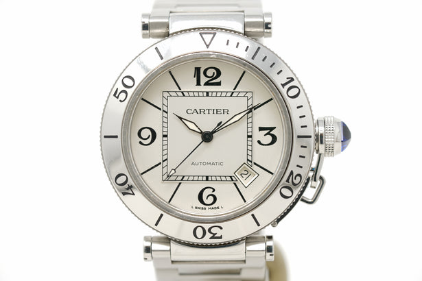 Pre-Owned Cartier Pasha Seatimer W31080M7