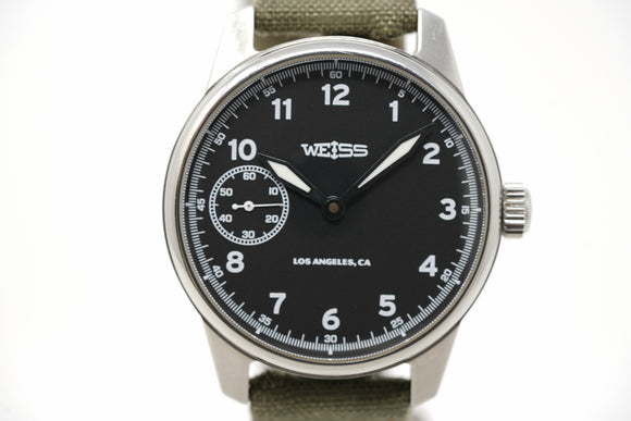 Pre-Owned Weiss Watch Company Standard Issue Field Black