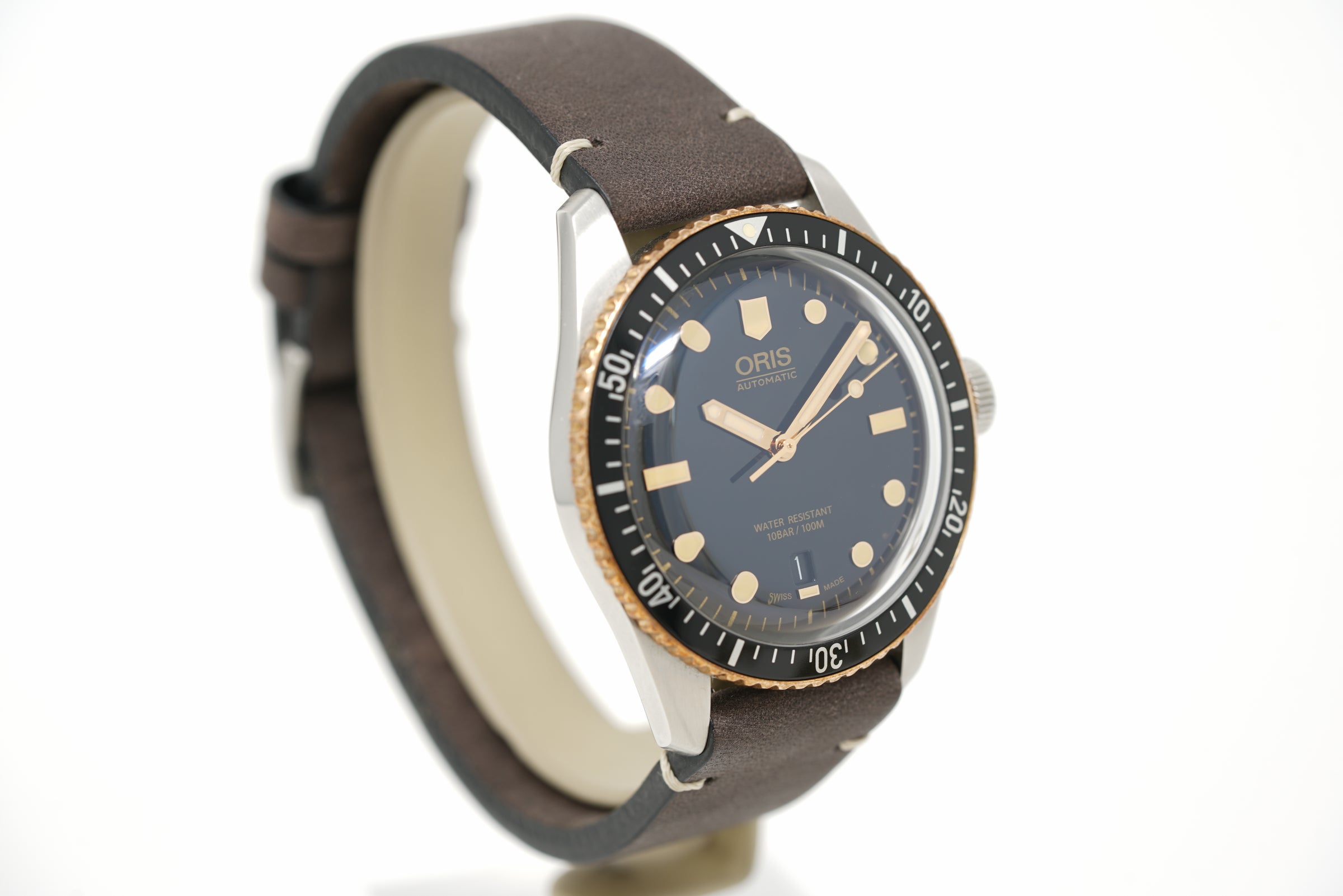 Pre-Owned Oris Divers Sixty-Five 01 733 7707 4354-07 5 20 55