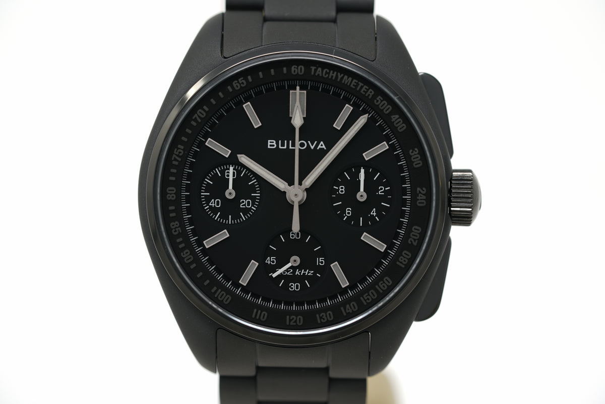 Pre-Owned Bulova Lunar Pilot Black Hole Limited Edition 98A335