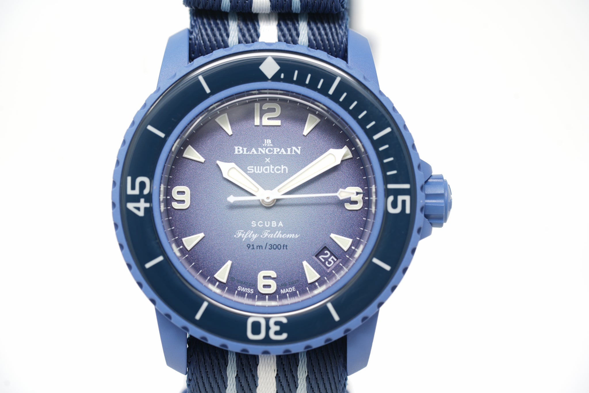 Pre Owned Swatch x Blancpain Scuba Fifty Fathoms Atlantic Ocean