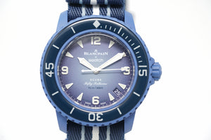 Pre Owned Swatch x Blancpain Scuba Fifty Fathoms Atlantic Ocean