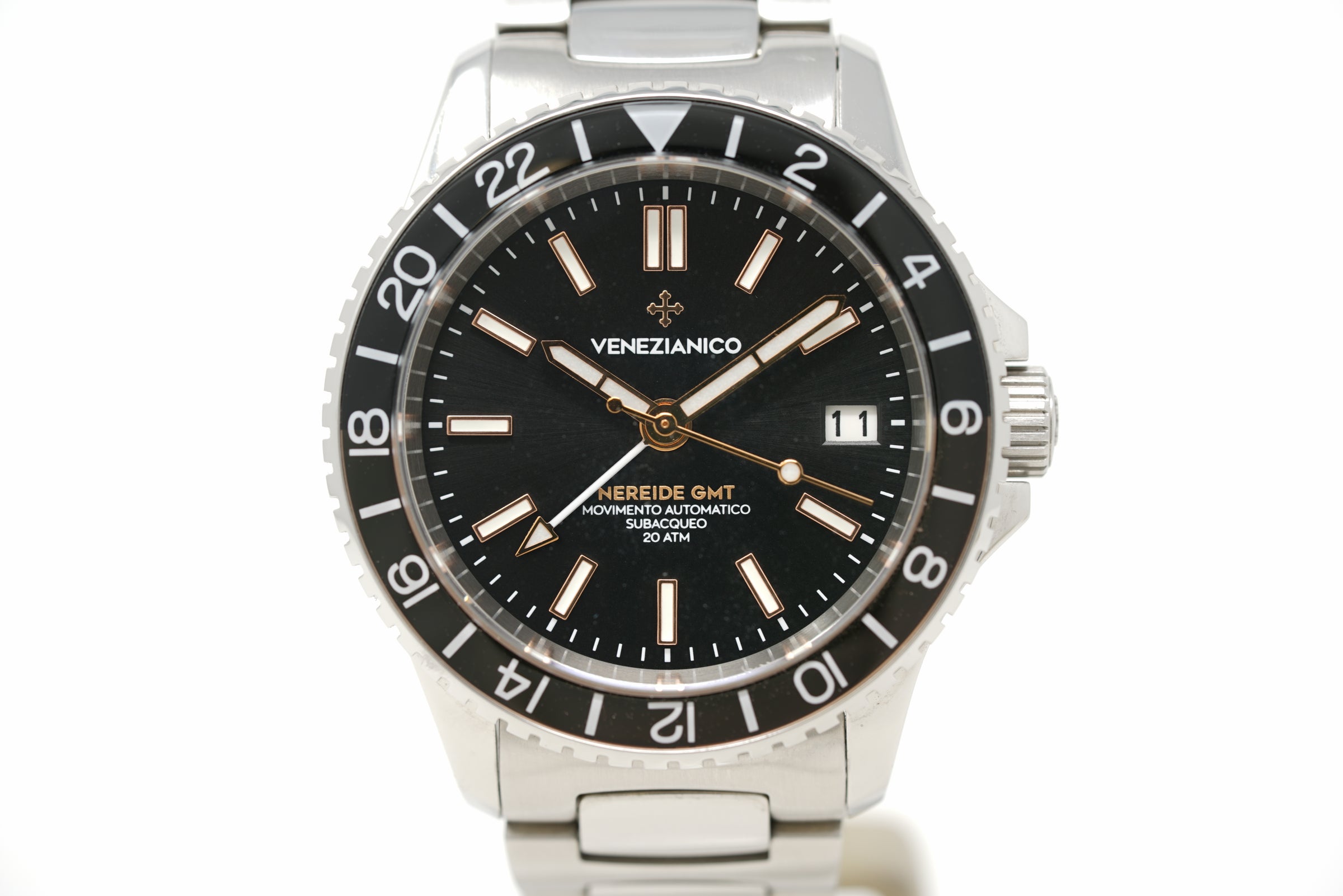 Pre-Owned Venezianico Nereide GMT Brown Bezel 3521504C
