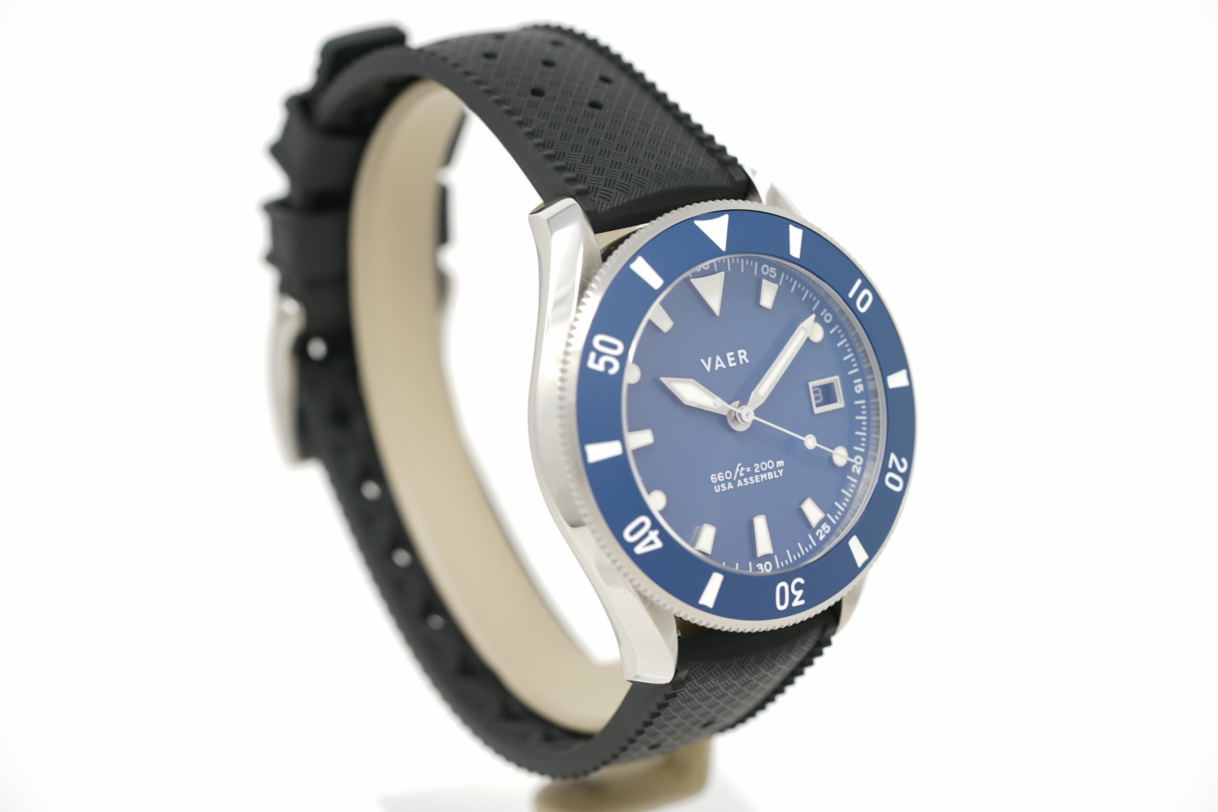 Pre-Owned Vaer D4 Meridian Navy Matte Solar - 42mm USA