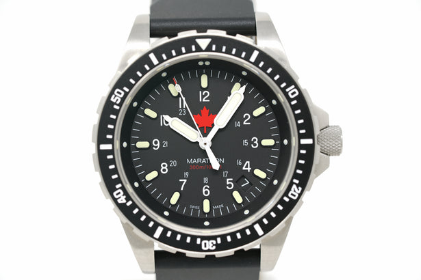 Pre-Owned Marathon 46 JSAR Red Maple Diver's Quartz WW194018SS-0430