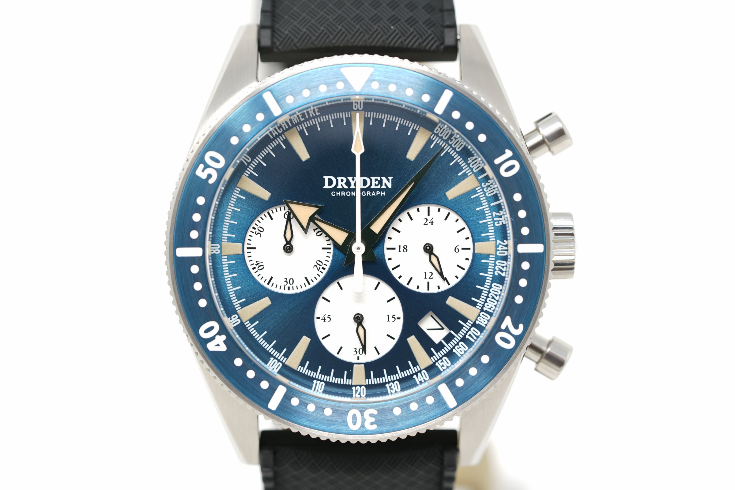 Pre-Owned Dryden Chrono Diver Series 1 Blue Vintage