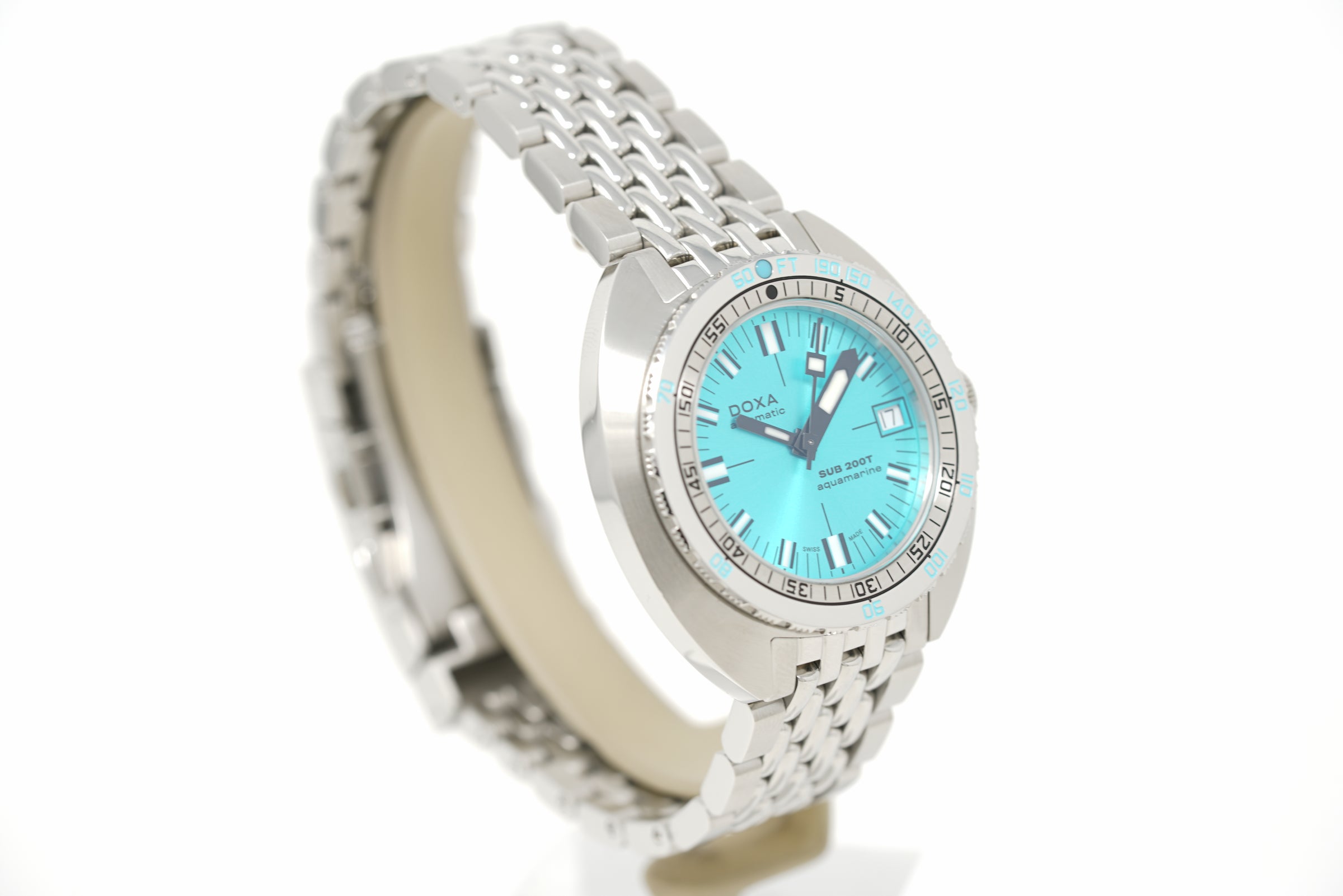 Pre-Owned Doxa SUB 200T Aquamarine Sunray 804.10.241S.10