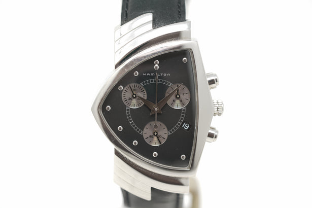 Pre-Owned Hamilton Ventura Chrono Quartz H24412732