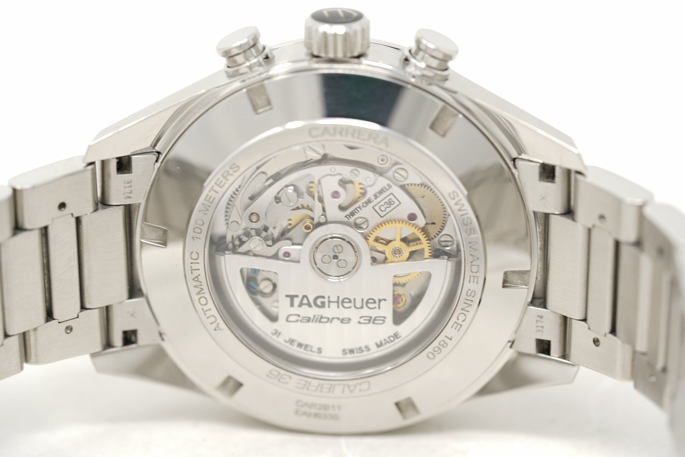 Pre-Owned Tag Heuer Carrera Calibre 36 Flyback Chronograph CAR2B11