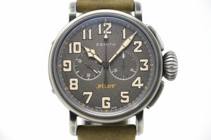 Pre-Owned Zenith Heritage Pilot Type 20 Chronograph 11.2430.4069/21.C773