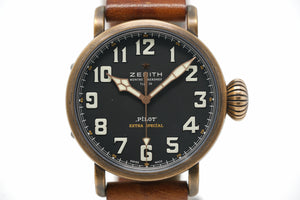 Pre-Owned Zenith Pilot Montre d'Aeronef Type 20 James Thayer Limited 29.2434.679/21.C804