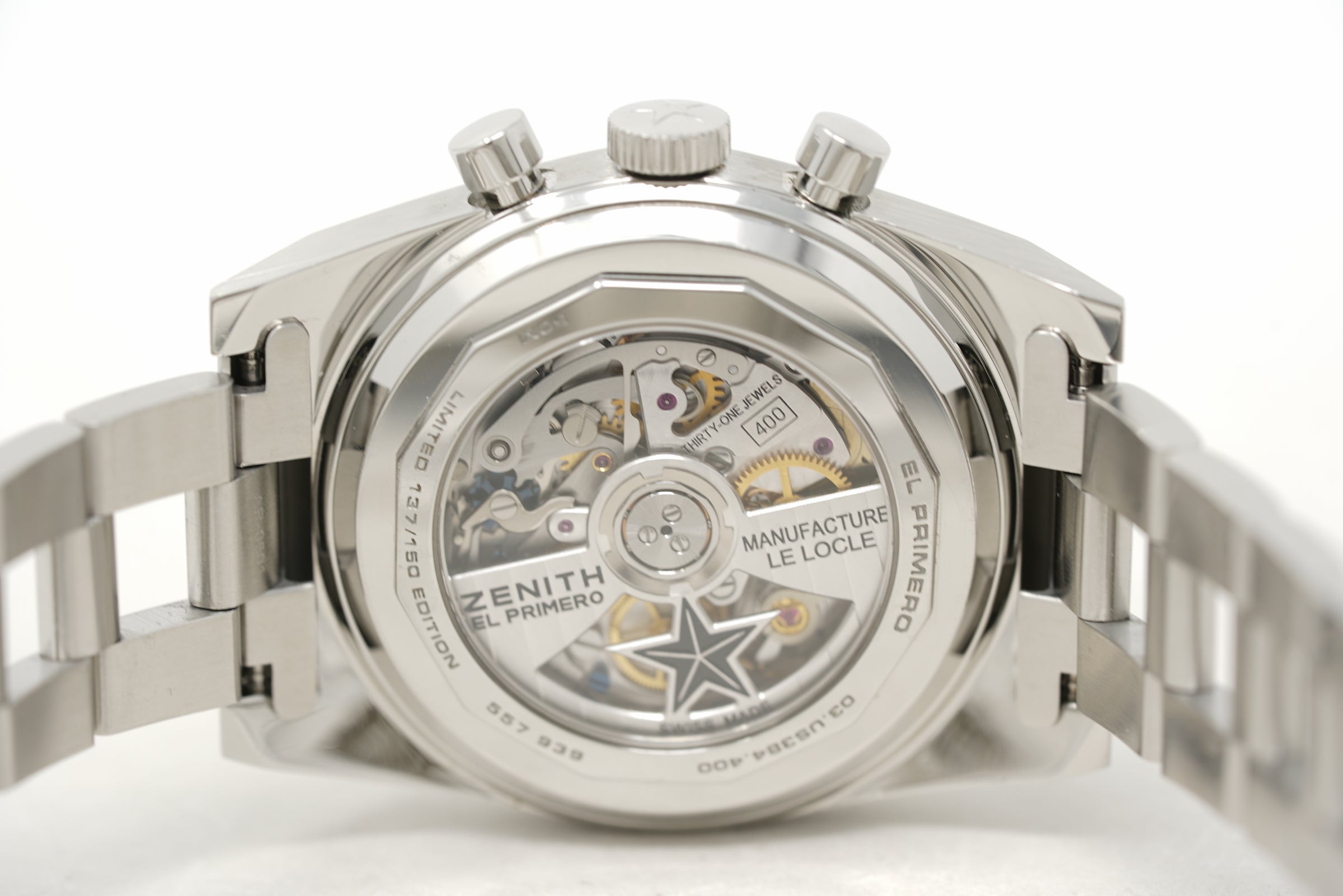 Pre-Owned Zenith Chronomaster A384 Revival Liberty 03.US384.400/57.C823