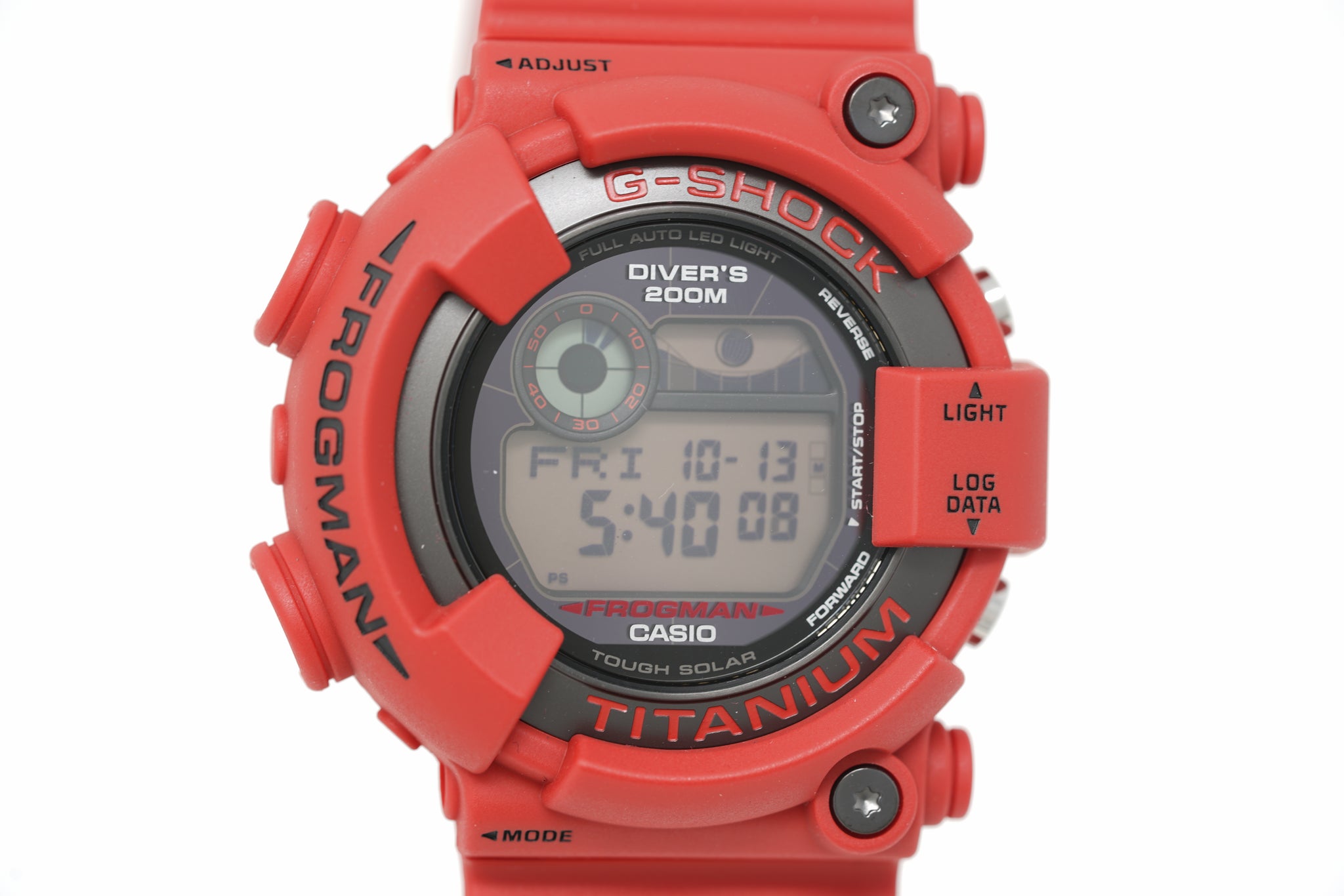 Pre-Owned G-Shock Master of G RED Frogman 30th Anniversary