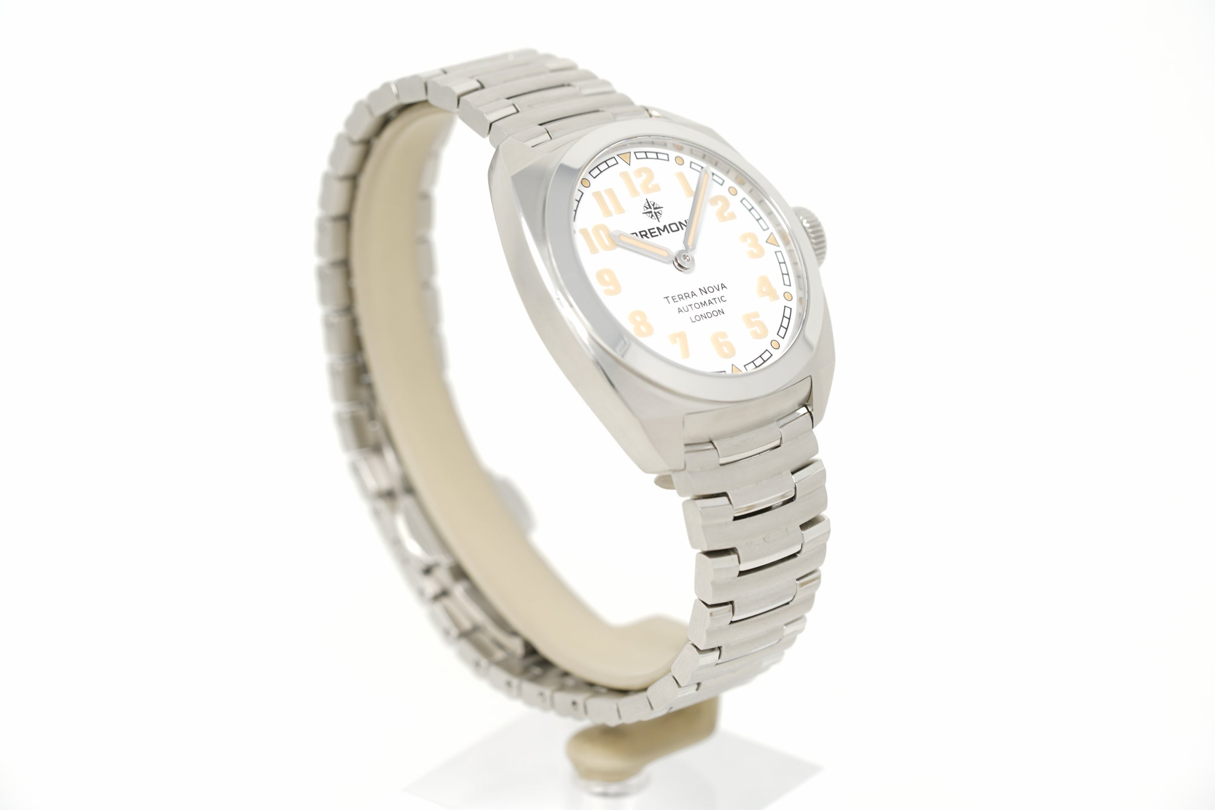 Pre-Owned Bremont Terra Nova 38 TN38-ND-SS-WH-B