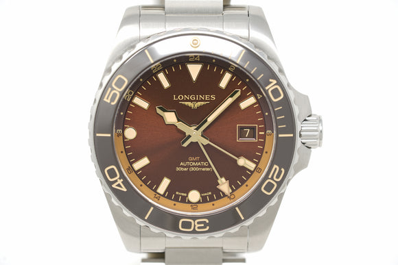 Pre-Owned Longines HydroConquest GMT L3.790.4.66.6