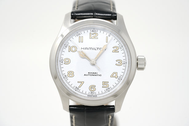 Pre-Owned Hamilton Khaki Field Murph 38mm White Dial H70405710