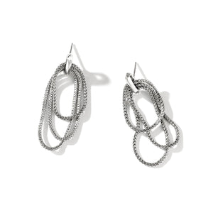 John Hardy Soft Chain Drop Earrings