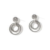 John Hardy Palu Drop Pavé Earrings