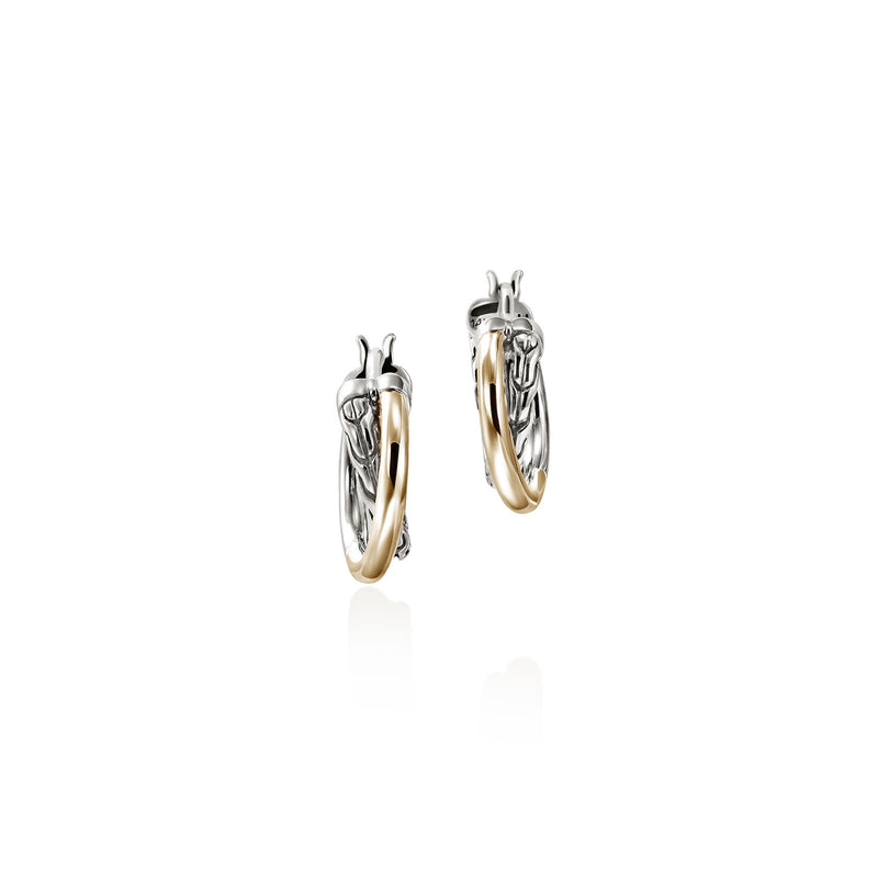 John Hardy JH Essensials Crossover Hoop Earrings