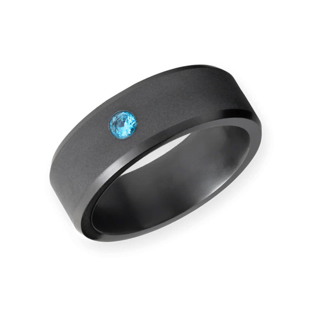 Elysium Black Diamond Ares With Blue Diamond Inset