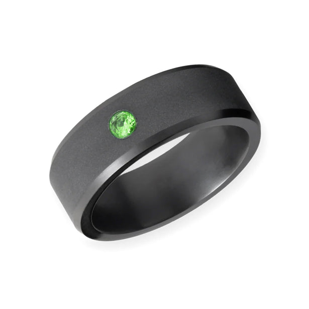 Elysium Black Diamond Ares With Green Diamond Inset