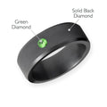 Elysium Black Diamond Ares With Green Diamond Inset
