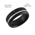 Elysium Black Diamond Ares Offset Inlay Silver