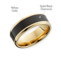 Elysium Black Diamond Imperium 18K Yellow Gold With Black Diamond Inlay