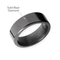 Elysium Black Diamond Kratos Ring With Rounded Edges