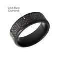 Elysium Black Diamond Kratos With Celtic Laser Engraved Pattern