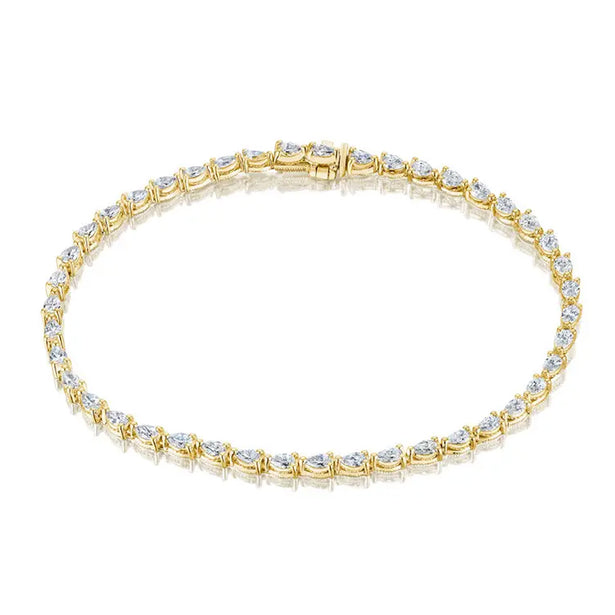 Tacori Pear Diamond Tennis Bracelet