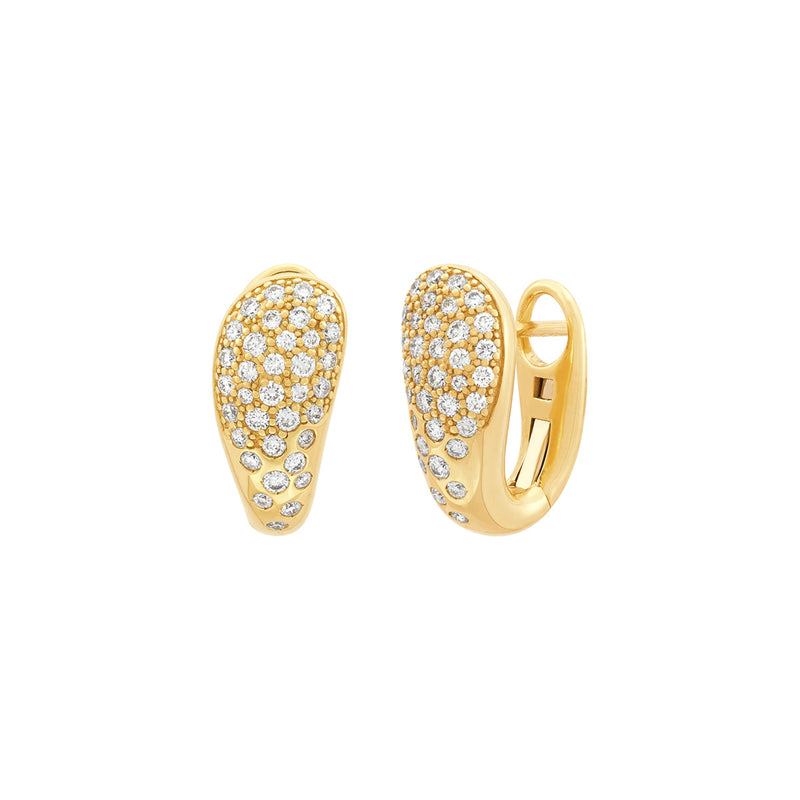 Topper Italia Gold Diamond Earrings