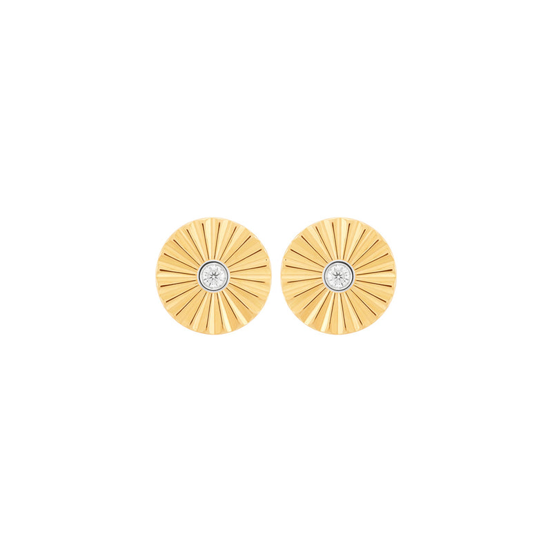 Topper Italia Gold Starburst Earrings