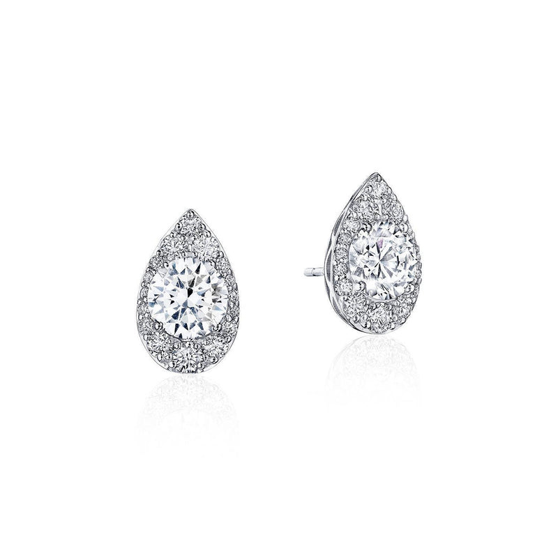 Tacori Pear Bloom Diamond Earrings