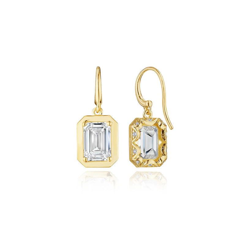 Tacori Allure Diamond French Wire Earrings