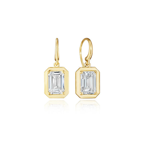 Tacori Allure Diamond French Wire Earrings