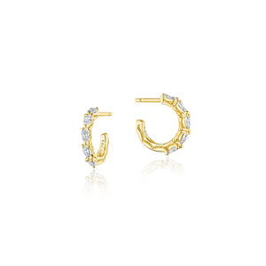 Tacori Diamond Hoop Earrings