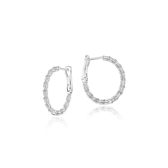 Tacori Diamond Hoop Earrings