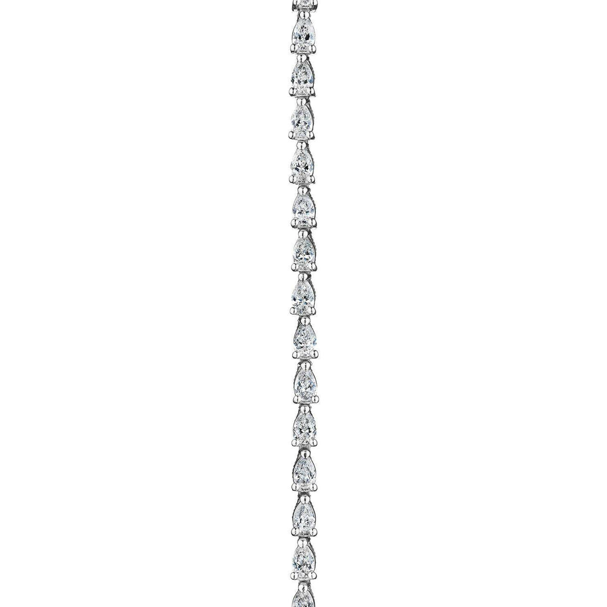 Tacori Stilla Pear Diamond Tennis Necklace