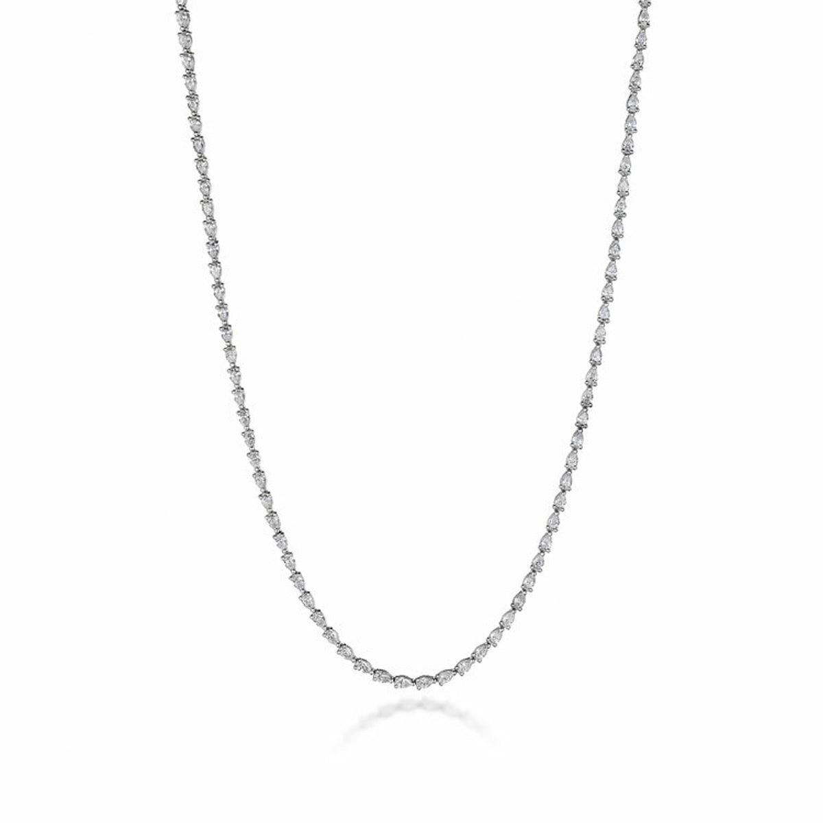 Tacori Stilla Pear Diamond Tennis Necklace