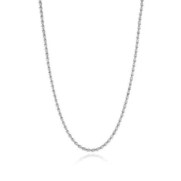 Tacori Pear Diamond Tennis Necklace