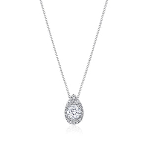 Tacori Pear Bloom Diamond Necklace