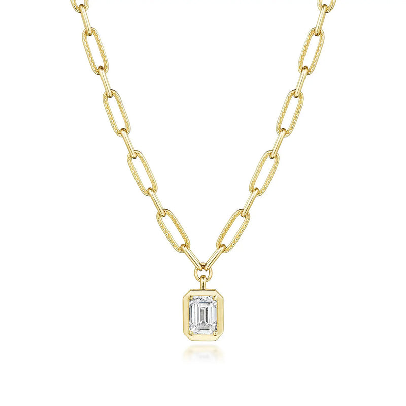 Tacori Allure Petite Diamond Link Pendant Necklace